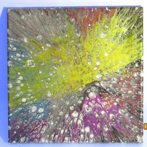 12" x 12" canvas acrylic painting